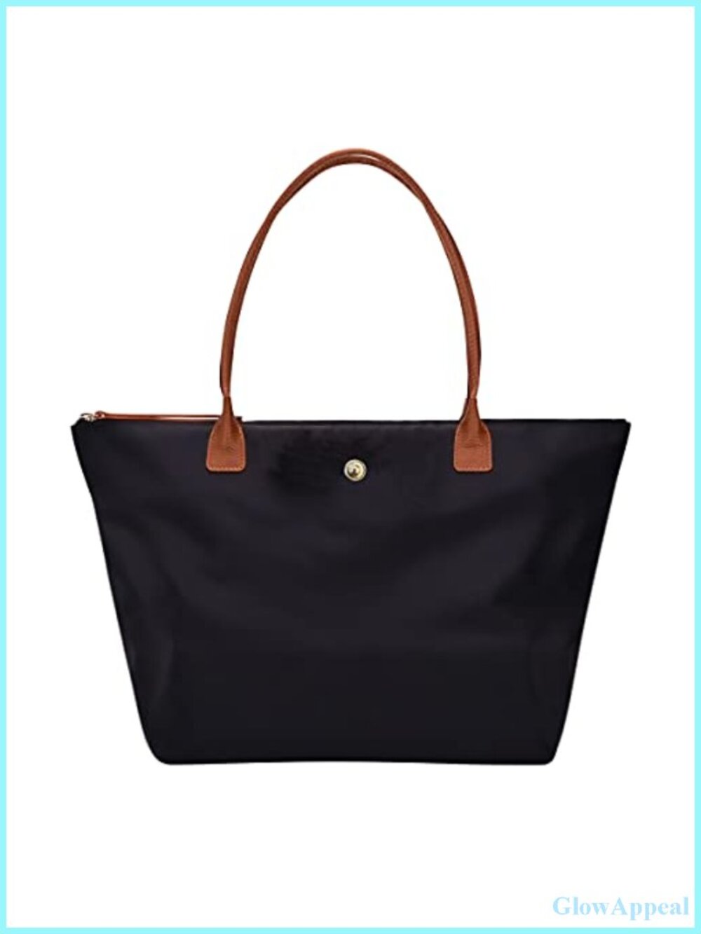 Nylon Tote Bag for Women, Hobo Shoulder Purse, Large Travel Handbag